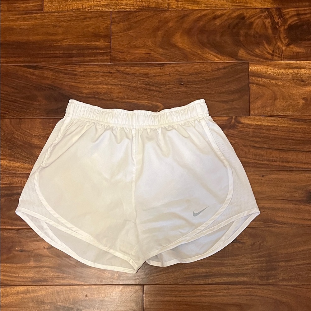 Nike Women's White Athletic Shorts